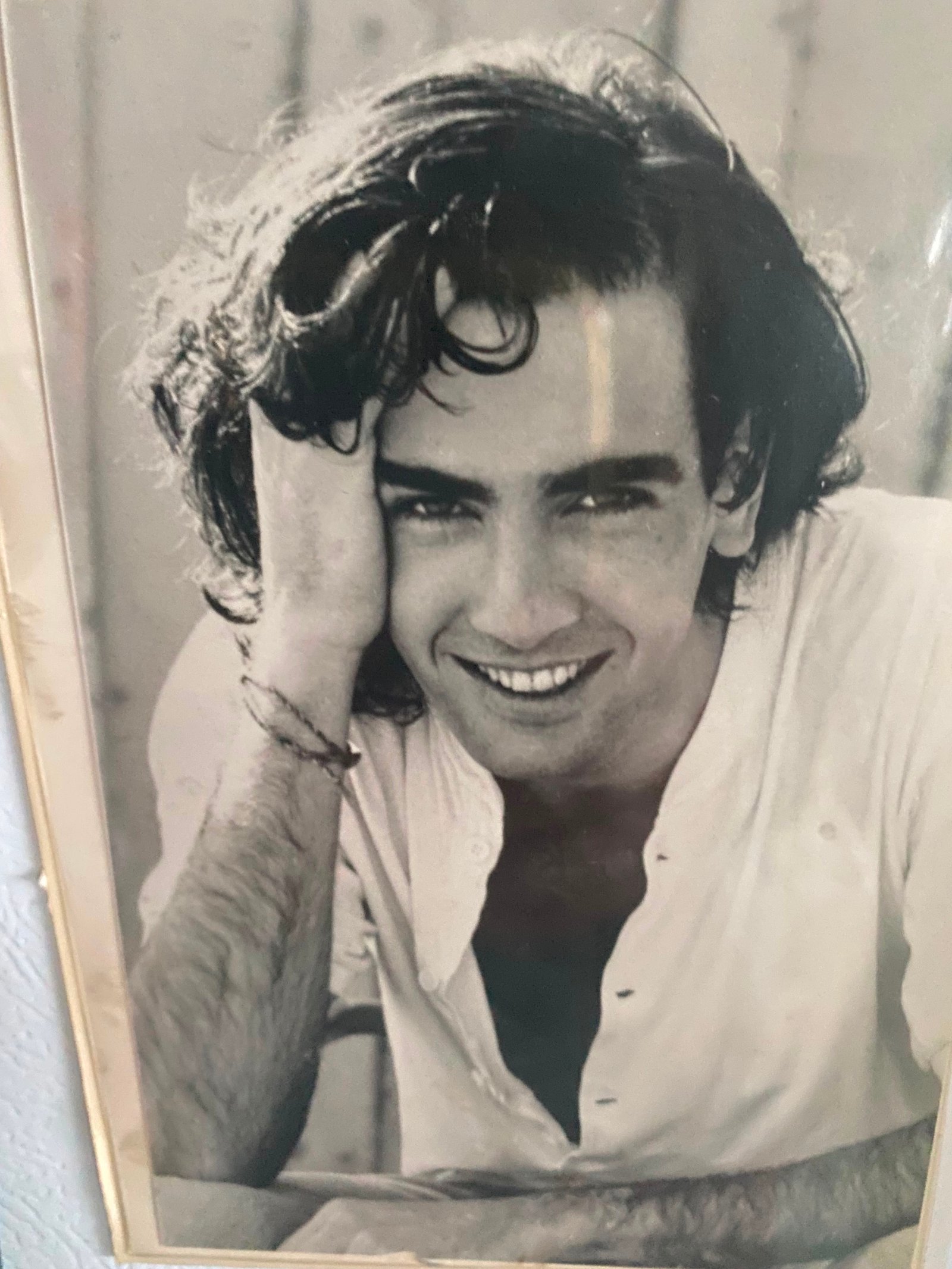 A young Goyo, black and white portrait